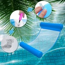 عوامة سرير شبك بمسند رأس قابلة للنفخ -110 سم