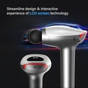 جهاز تدليك مزدوج الرأس يأتى مع 8 رؤوس 10 سرعات بطارية قابله لاعاده الشحن