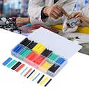 علبة شرنك حراري 280 قطعة بمقاسات مختلفة لعزل الأسلاك والكابلات والحفاظ عليها من القطع