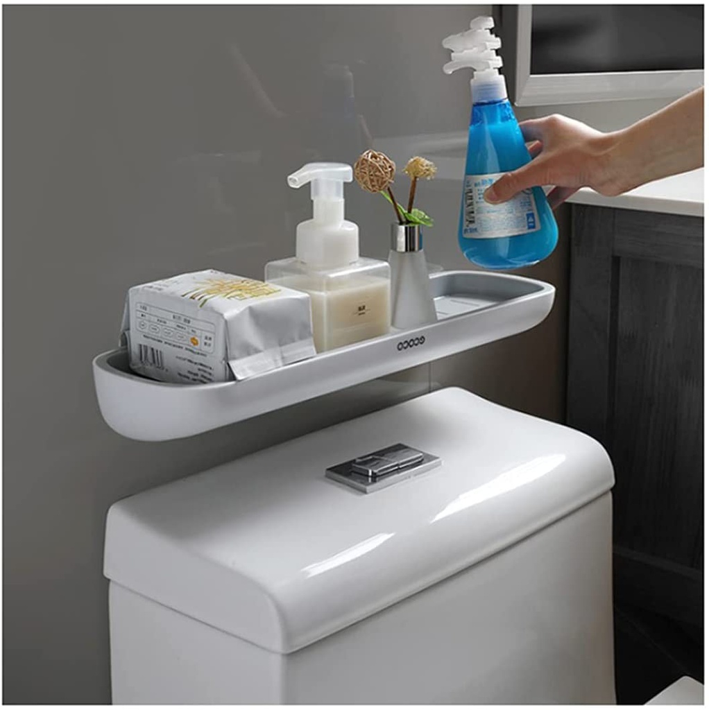 رف حائط منظم لأدوات الحمام والمطبخ لزق دبل فيس قوي ايكوكو