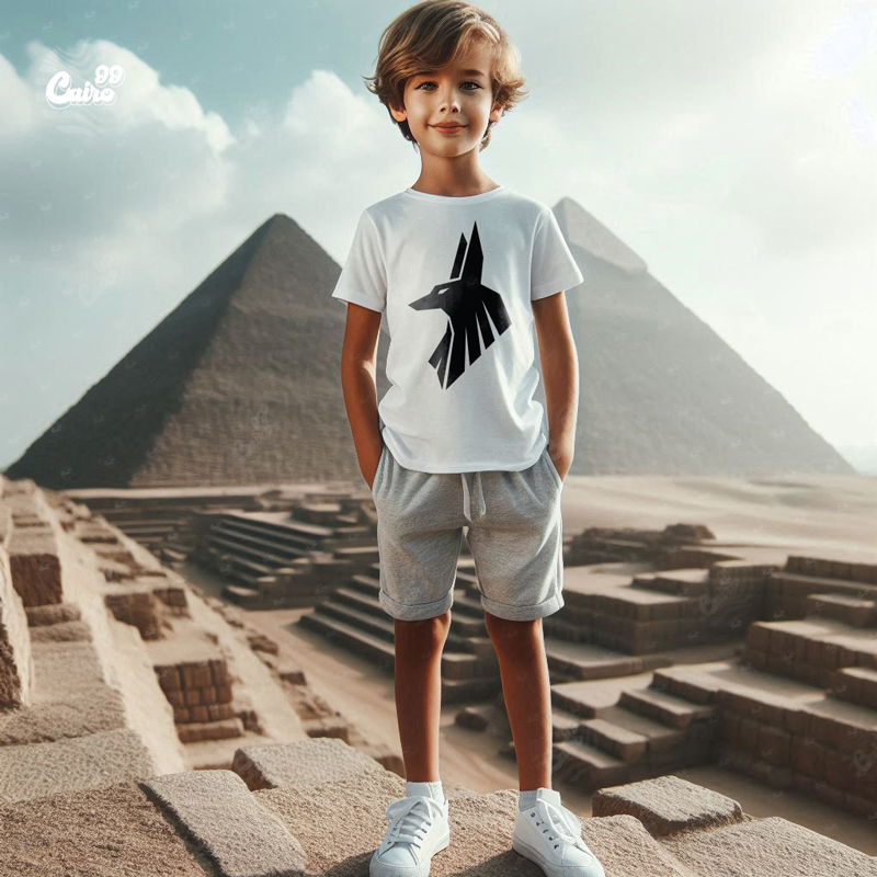 Anubis Force تيشيرت اطفال قطن باللون الابيض