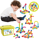 صندوق مكعبات مغناطيسية 42 قطعة ثلاثية الابعاد للاطفال