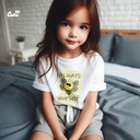 Always Be Yourselfتيشيرت اطفال قطن باللون الابيض