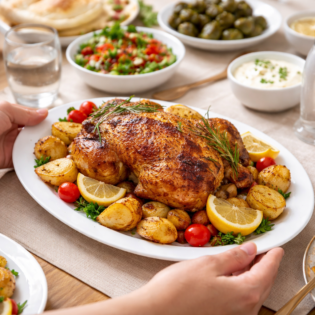 سيرفيس بيضاوي الشكل  مقاس 40 * 25 سم لتقديم الطعام