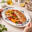 طبق سيرفيس لتقديم الطعام للضيوف - مقاس 38 *24