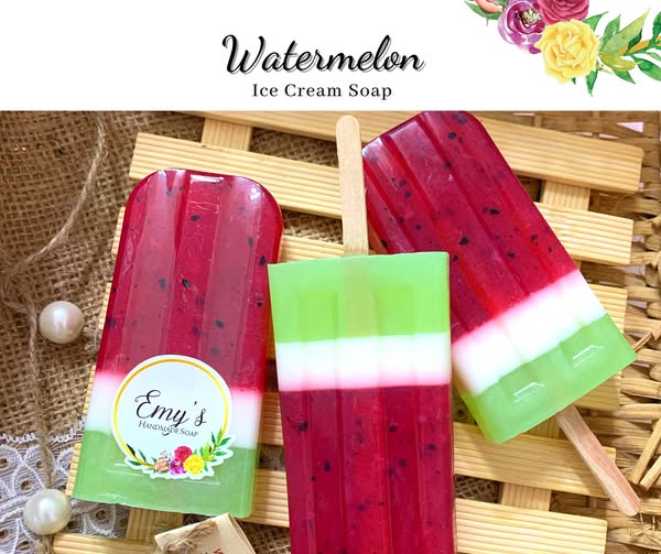 صابونة ايس كريم برائحة البطيخ 90 جرام