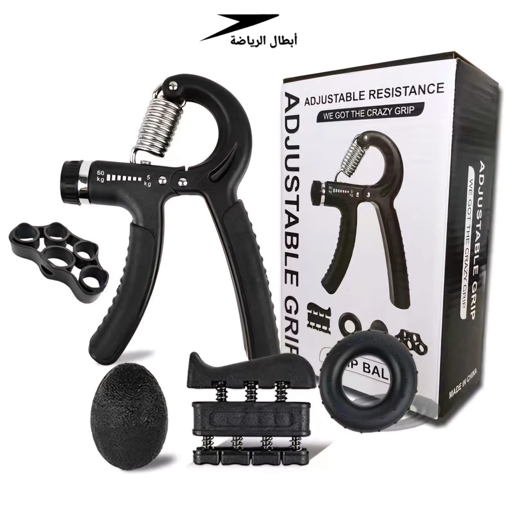 مجموعة تمارين قبضة اليد 5 في 1 لتقوية الساعد والأصابع والمعصم