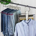 شماعة بنطلون معدنية لتوفير مساحة الدولاب