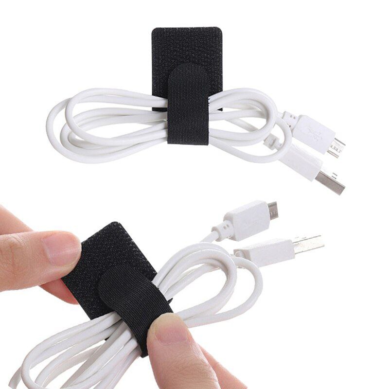 عرض 10 سكوتش مجمع ومنظم للأسلاك والكابلات بلزق دبل فيس للتثبيت علي الحائط والمكتب