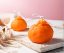 شمعة برتقالة معطرة للزينة وإضافة أجواء رومانسية
