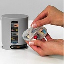 منظم أدوية اسبوعي لعدم نسيان العلاج محمول للسفر والخروج