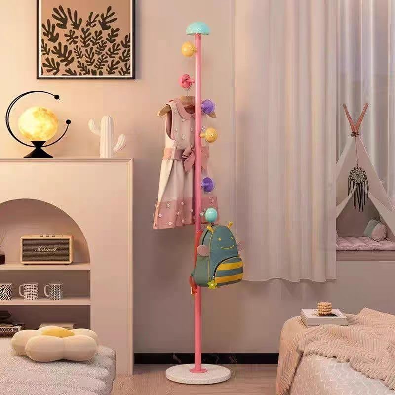 شماعة ملابس بتصميم مشروم لغرف نوم الأطفال