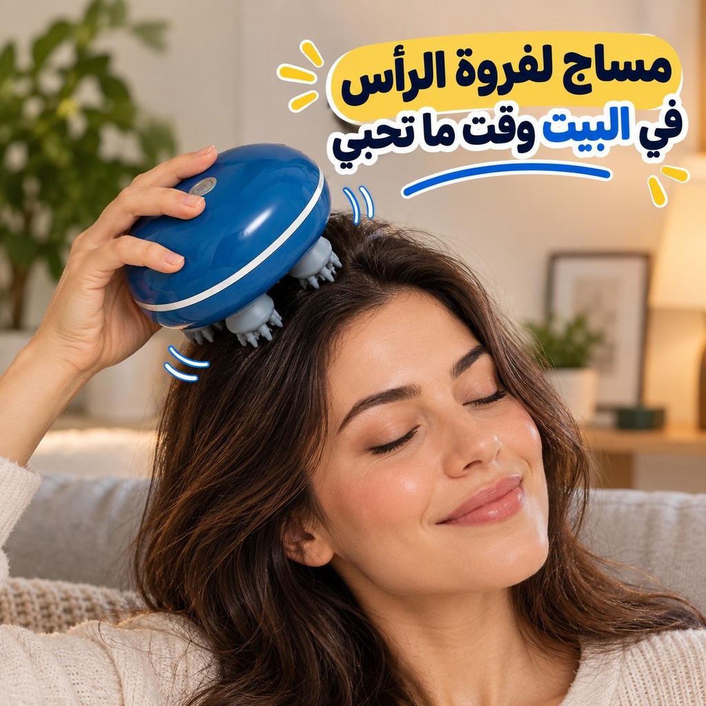 جهاز تدليك فروة الرأس بتصميم سلحفاة ب 3 مستويات لتحفيز نمو الشعر بالضوء الاحمر