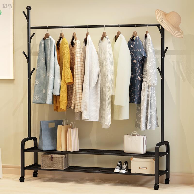 استاند دولاب شماعات وهوكات منظم للملابس والشنط والأحذية معدن غير قابل للصدأ