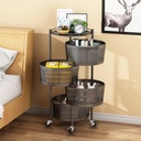 تربو منظم ٤ دور بسلات دائرية تدور ٣٦٠ درجة وعجل لسهولة الحركة