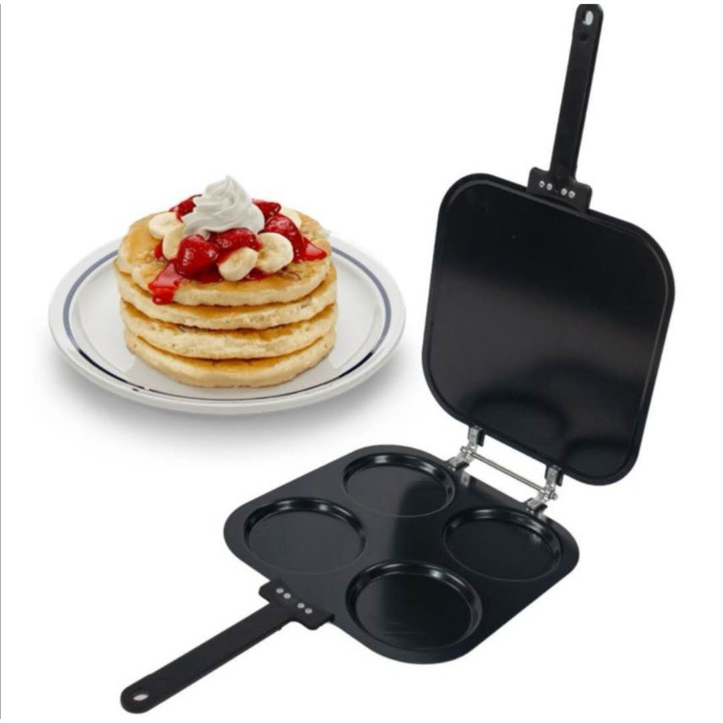 طاسة الومنيوم بطبقة تيفال غير لاصق بغطاء ويد  ٤ أقسام لعمل القطايف