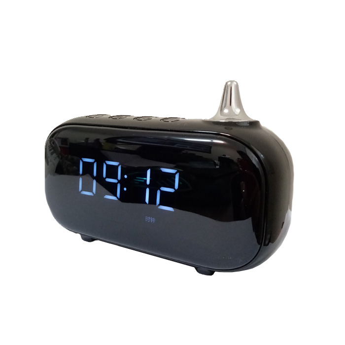 منبه وساعة ومكبر للصوت بلوتوث بشاشة ليد رقمية في جهاز واحد