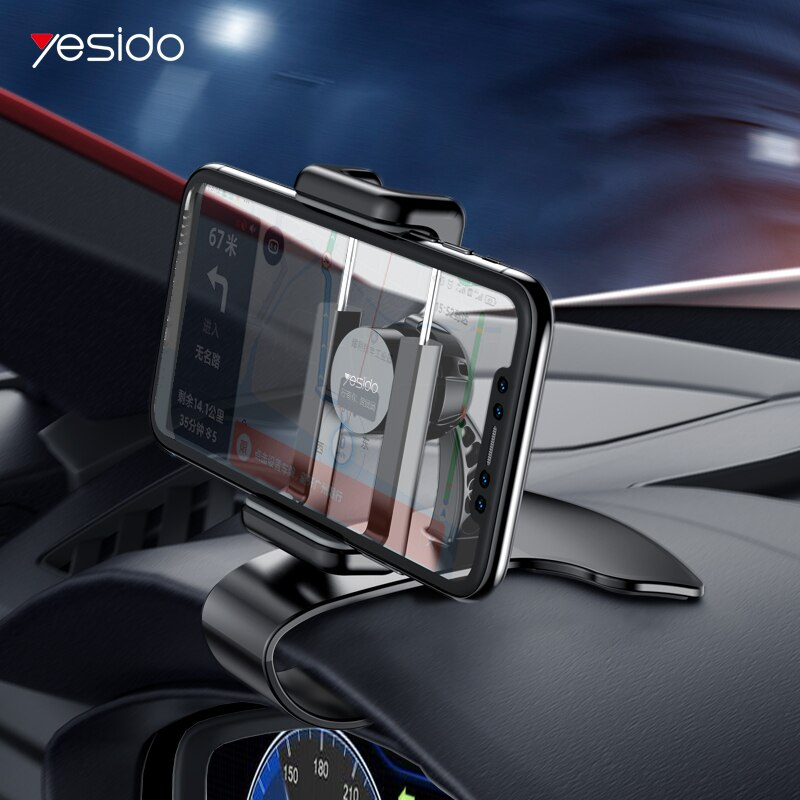 حامل موبيل سيارة مشبك يثبت علي التابلوه والدريكسيون يدور ٣٦٠ درجة