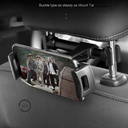 حامل موبايل دوار يثبت علي ظهر كرسي السيارة لمشاهدة الأفلام والمسلسلات