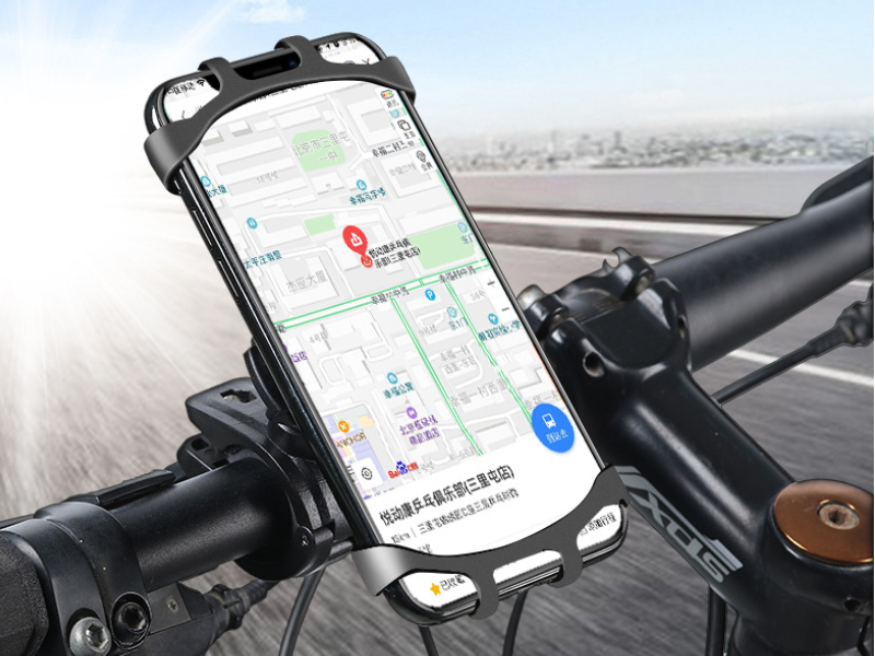 حامل موبايل للدراجات يدور 360 درجة ثابت وقوي