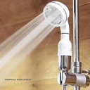 سماعة دش لضغط المياه بفلتر حبيبات لتنقية المياه