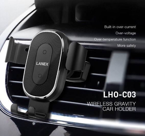 شاحن لاسلكي سريع وحامل موبايل ثابت وقوي