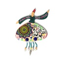 عليقة مفاتيح تنورة هاند ميد خشب بكلمات مختلفة