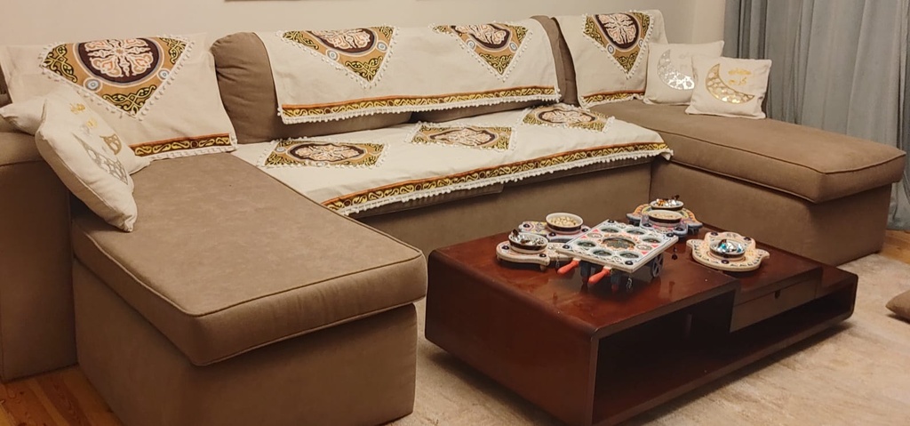 طقم انترية خيامية 4 قطع لإضفاء أجواء رمضانية مختلفة