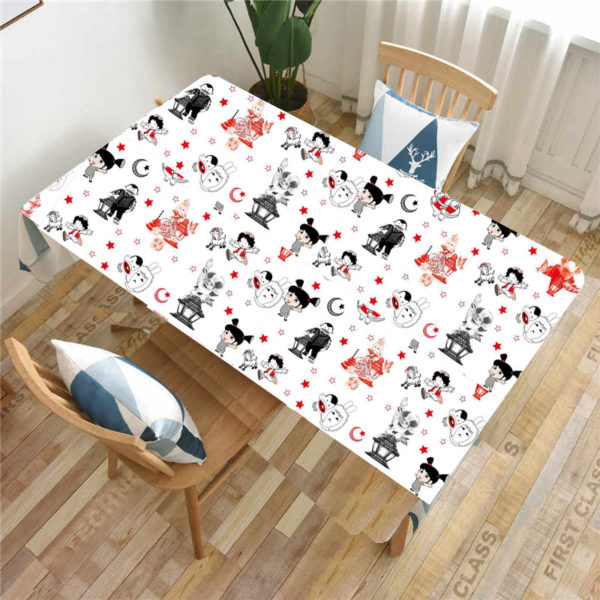 رول مفارش سفرة بلاستك أشكال شخصيات رمضانية