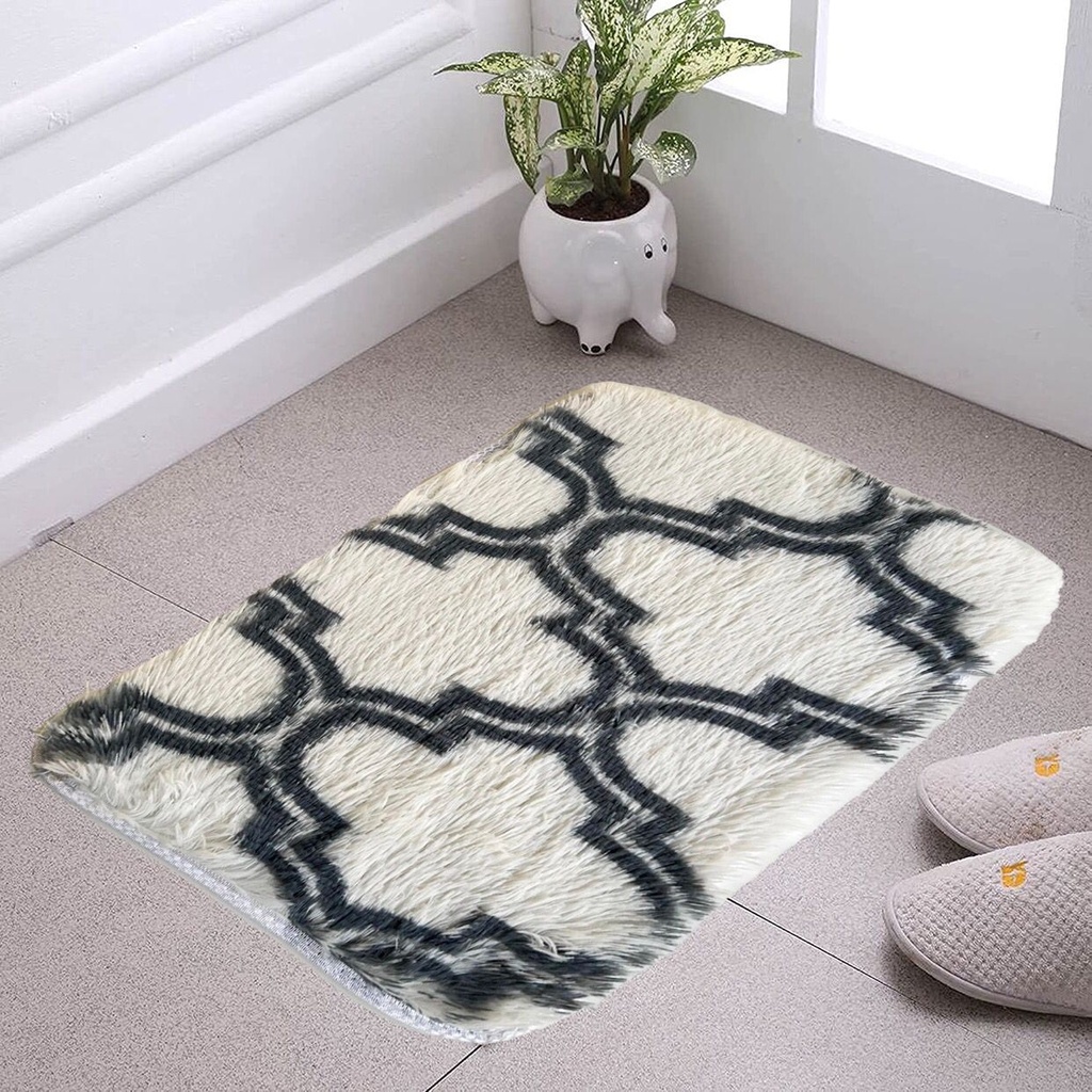 دواسة حمام وبانيو ريش ناعم مانعة للانزلاق