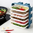 منظم طعام حائط 6 درج للخضروات والفواكه واللحوم