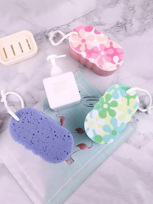 ليفة استحمام وشاور ناعمة علي الجسم بالوان مختلفة