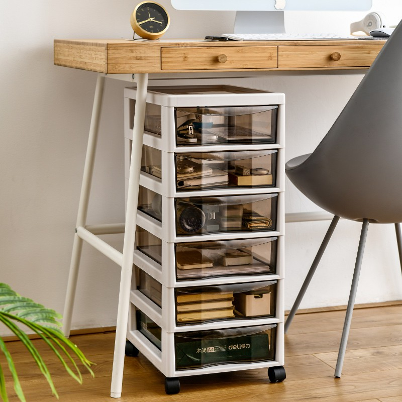 تربو منظم 6 ادراج للمكتب والحمام والمطبخ بعجلات لسهولة الحركة