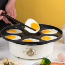 طاسة الومنيوم طبقة جرانيت 7 عين بيد قابلة للفصل للقطايف