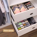 منظم دولاب وادراج للملابس الداخلية والجوارب وربطات العنق 4 قطع