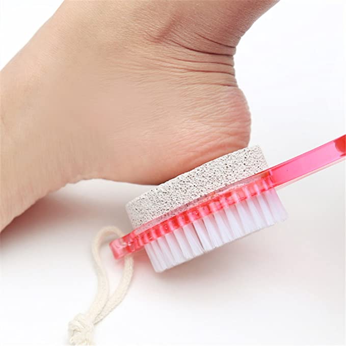 فرشة قدم 4 في 1 للعناية وازاله الجلد الميت