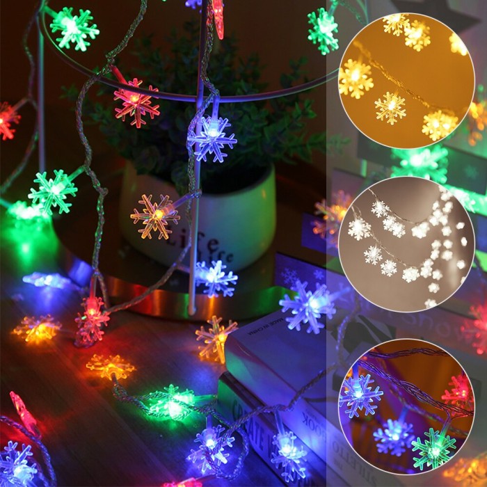 فرع زينة مضيء بالوان واشكال مختلفة 5 متر