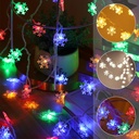 فرع زينة مضيء بالوان واشكال مختلفة 5 متر