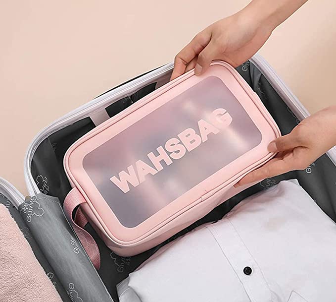 منظم شنطة وتر بروف للمكياج وأدوات العناية بالشعر والبشرة