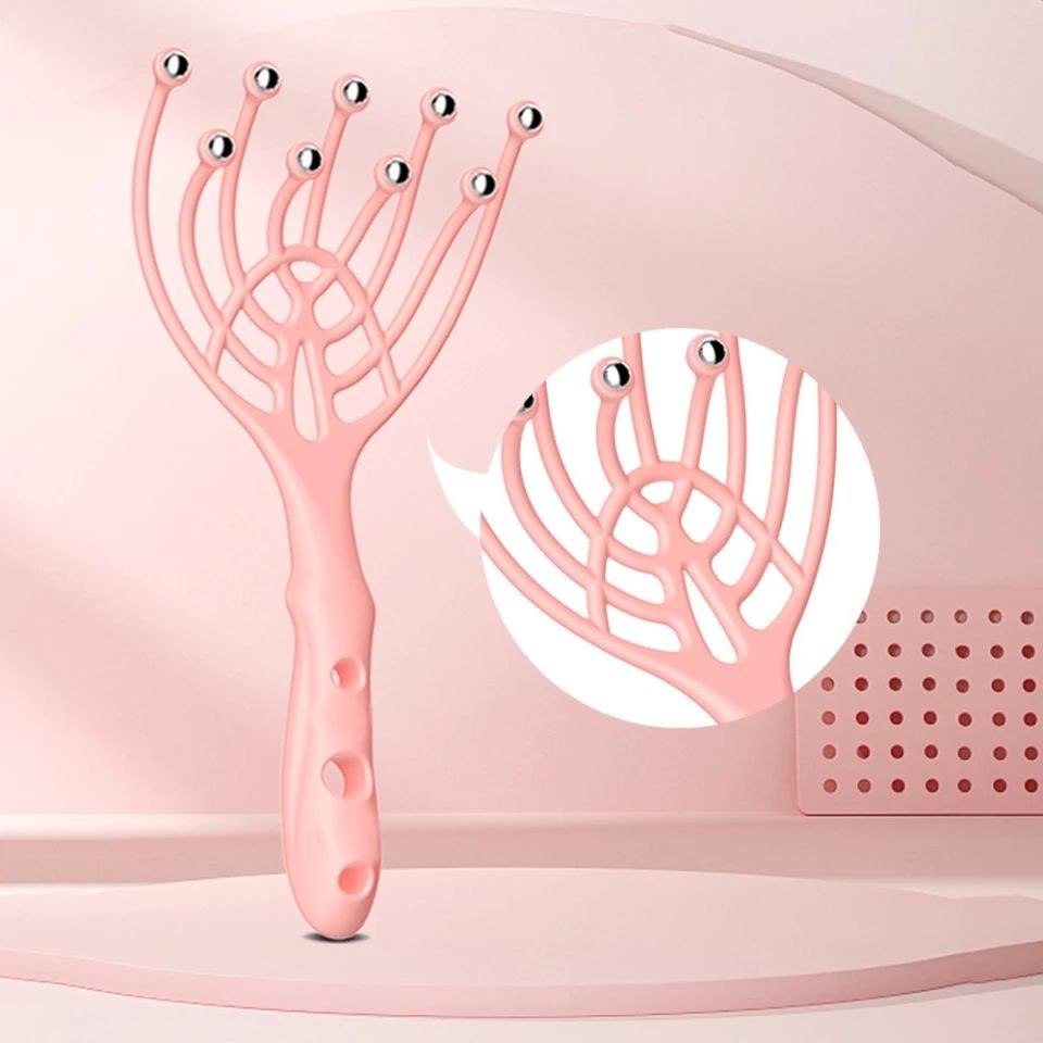 مشط الاخطبوط لتدليك فروة الراس والمساعدة علي الاسترخاء