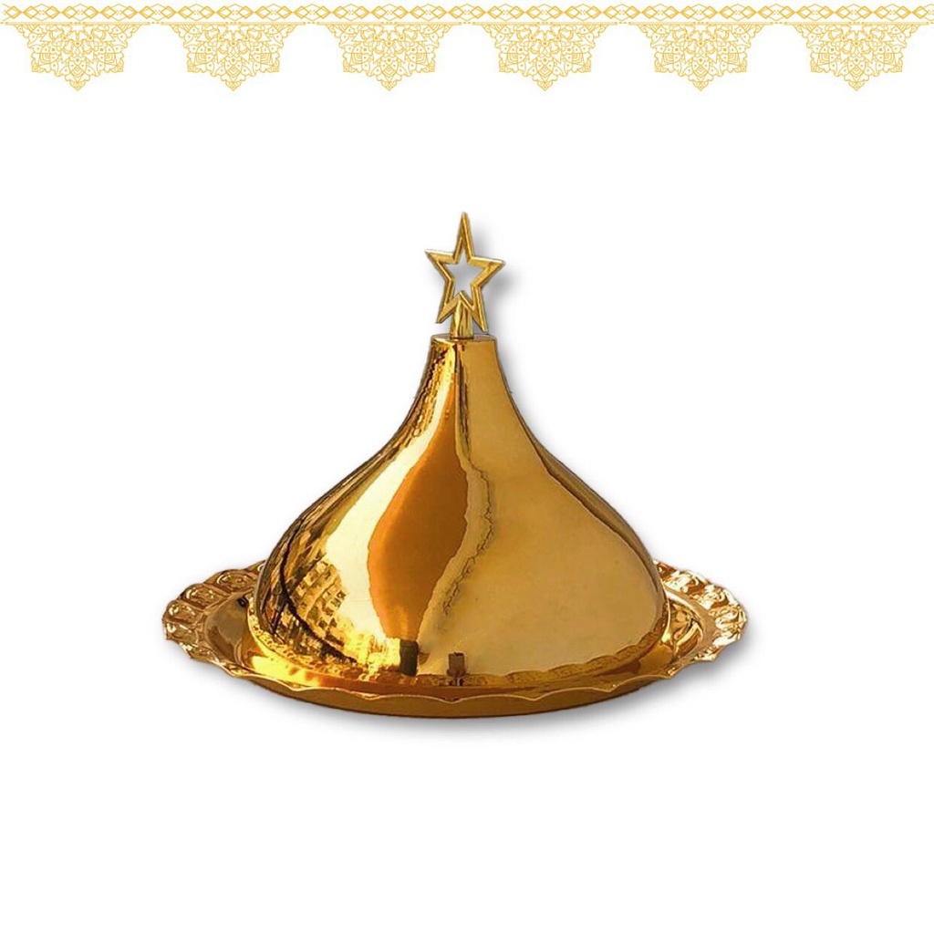 تمرية ذهبي بغطاء نجمة