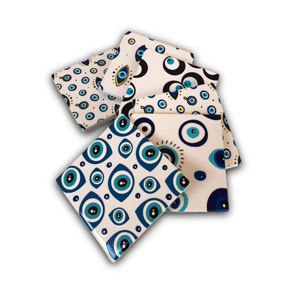 كوستر اكواب سيراميك مميز باشكال مختلفة