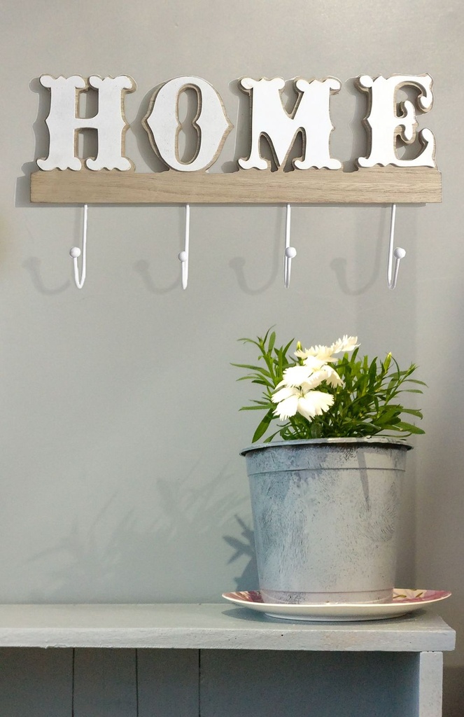 شماعة خشب 4 هوك لتعليق الملابس والشنط وتجديد الديكور