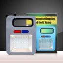 كشاف ومصباح طوارئ يعمل بالطاقة الشمسية والكهرباء