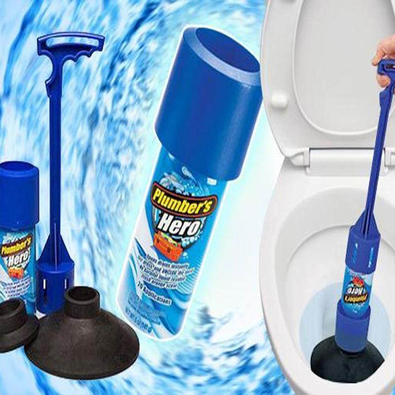 سلاكة شفط للأحواض والبلاعات بمعطر ويد طويلة لسهولة الاستخدام