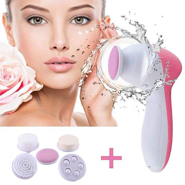 جهاز تنظيف وتدليك وتقشير الوجه بعمق يعمل بالبطاريات