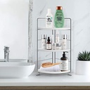 ركنة 3 ادوار لتنظيم ادوات الحمام والمطبخ واستغلال الزوايا