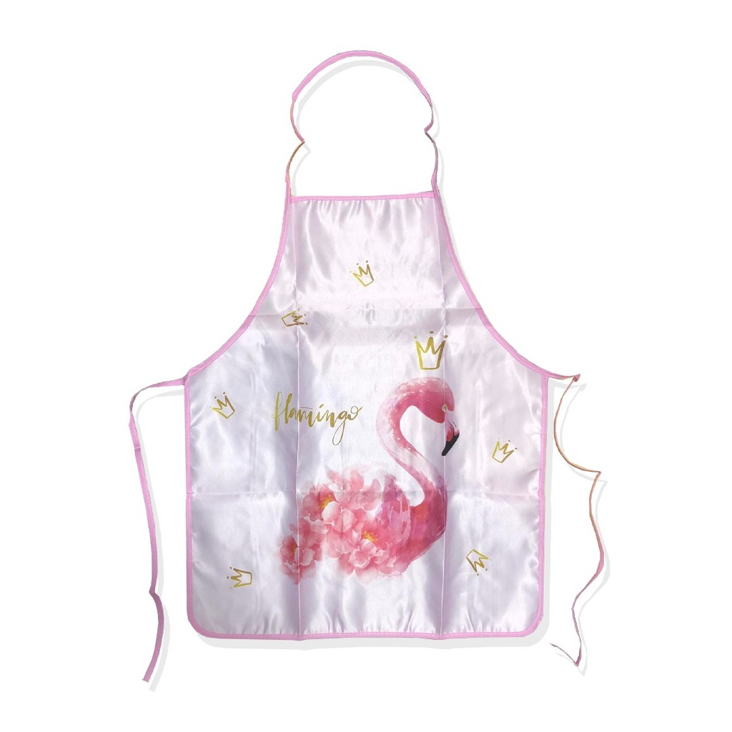 مريلة مطبخ فلامنجو وتر بروف لمنع وصول الماء والزيوت للملابس