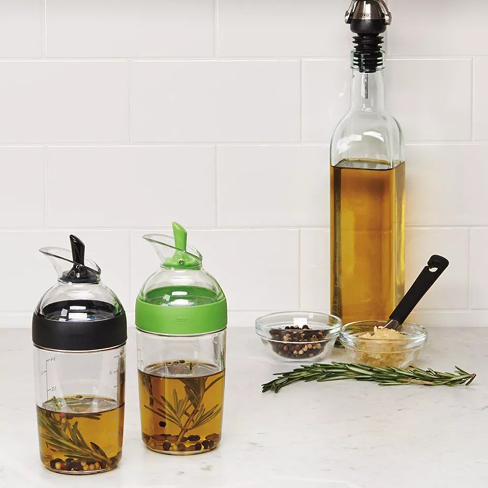 زجاجة زيت اكليريك للزيوت والخل والليمون 350 ملي لتر