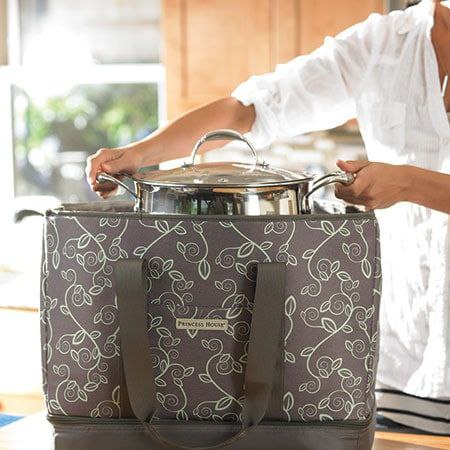 شنطة حراريه لحفظ الطعام والمشروبات جامبو 2 دور للسفر والرحلات